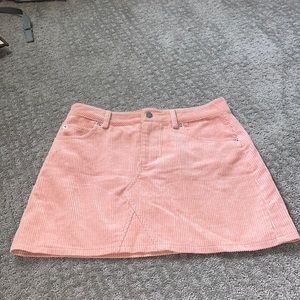 Forever 21 medium corduroy pink skirt